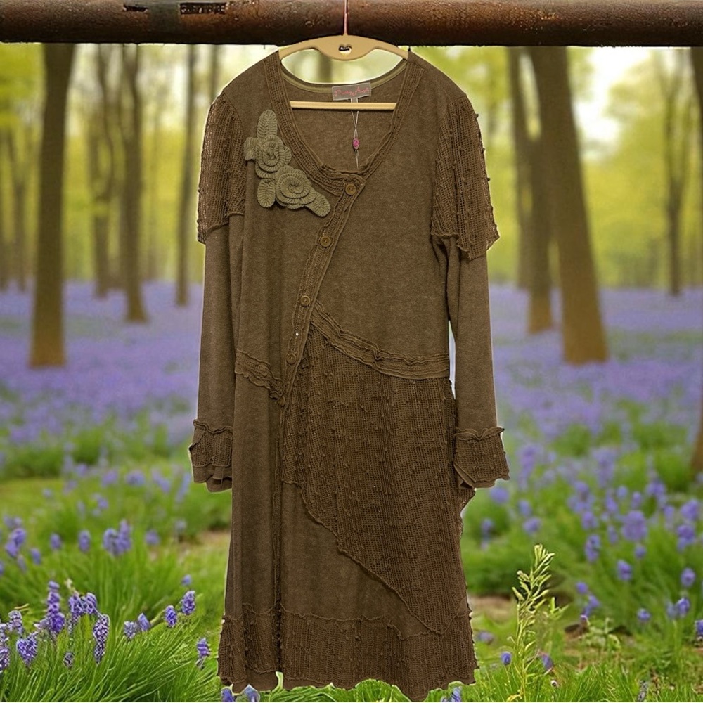 Elegant Olive Women's Dress